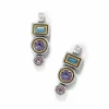 Brighton Halo Gleam Drop Post Earrings Silver-Multi Sale