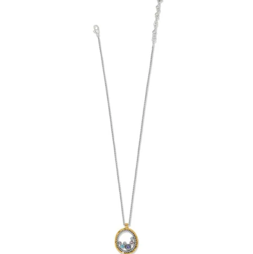 Brighton Halo Gleam Necklace Silver-Multi Best