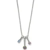 Brighton Halo Gleam Trio Necklace Silver-Multi Online