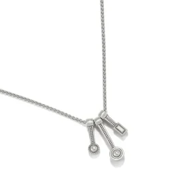 Brighton Halo Gleam Trio Necklace Silver-Multi Online