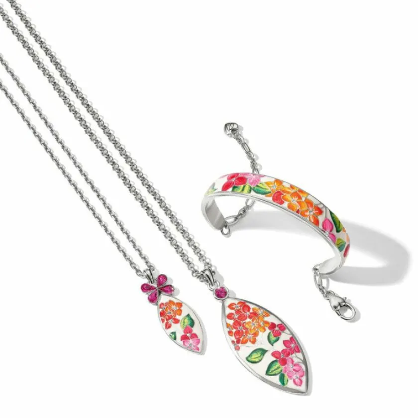 Brighton Hamptons Short Necklace Silver-Multi Fashion