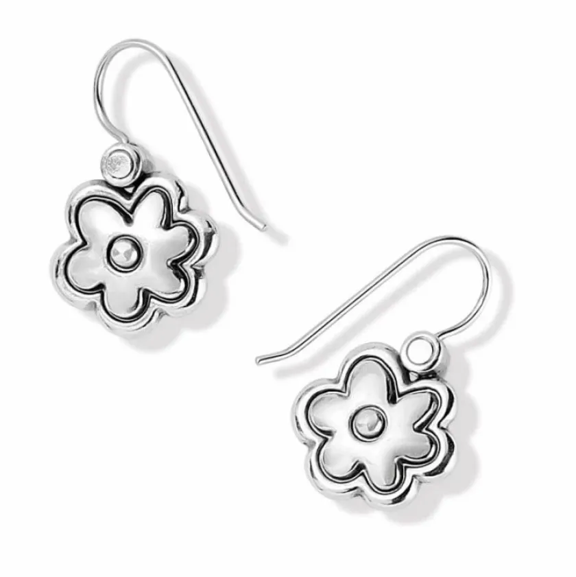 Brighton Harmony Flower French Wire Earrings Silver-Gold Discount