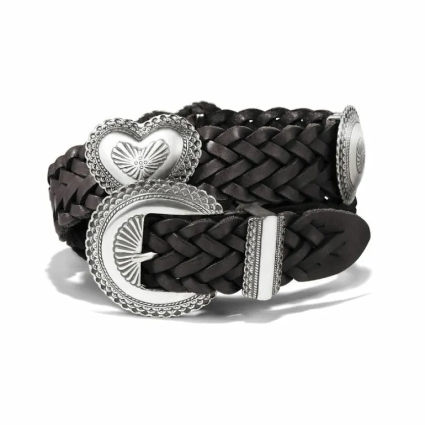 Brighton Heart Concho Belt Black Clearance