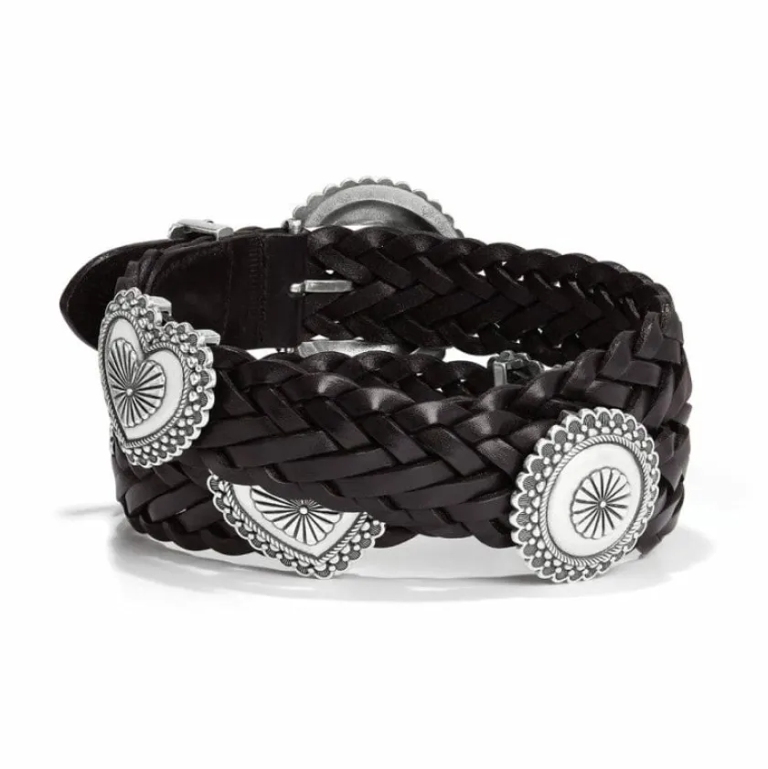 Brighton Heart Concho Belt Black Clearance