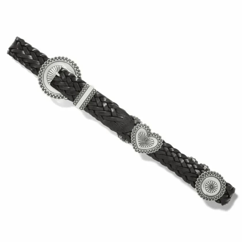 Brighton Heart Concho Belt Black Clearance