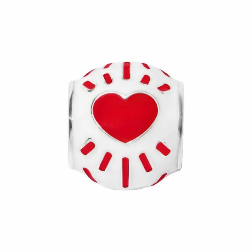 Brighton Heart Ray Bead Silver-Multi Discount