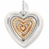 Brighton Heartbeat Amulet Silver-Gold Outlet