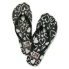 Brighton Heartz Flip Flops Black Sale