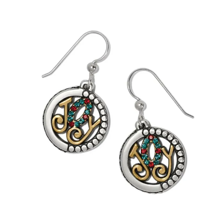 Brighton Holiday Joy French Wire Earrings Gold New