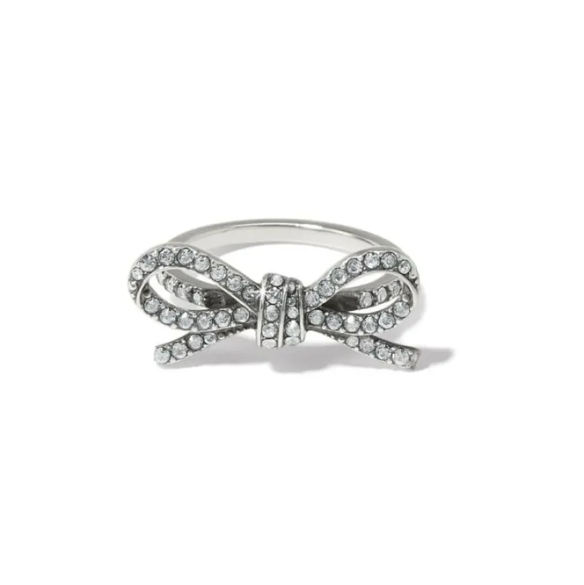 Brighton Illumina Bow Ring Silver Best