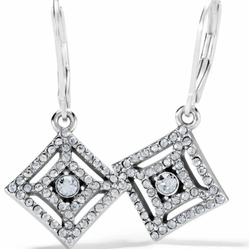Brighton Illumina Diamond Leverback Earrings Silver Hot