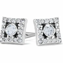 Brighton Illumina Diamond Post Earrings Silver Discount