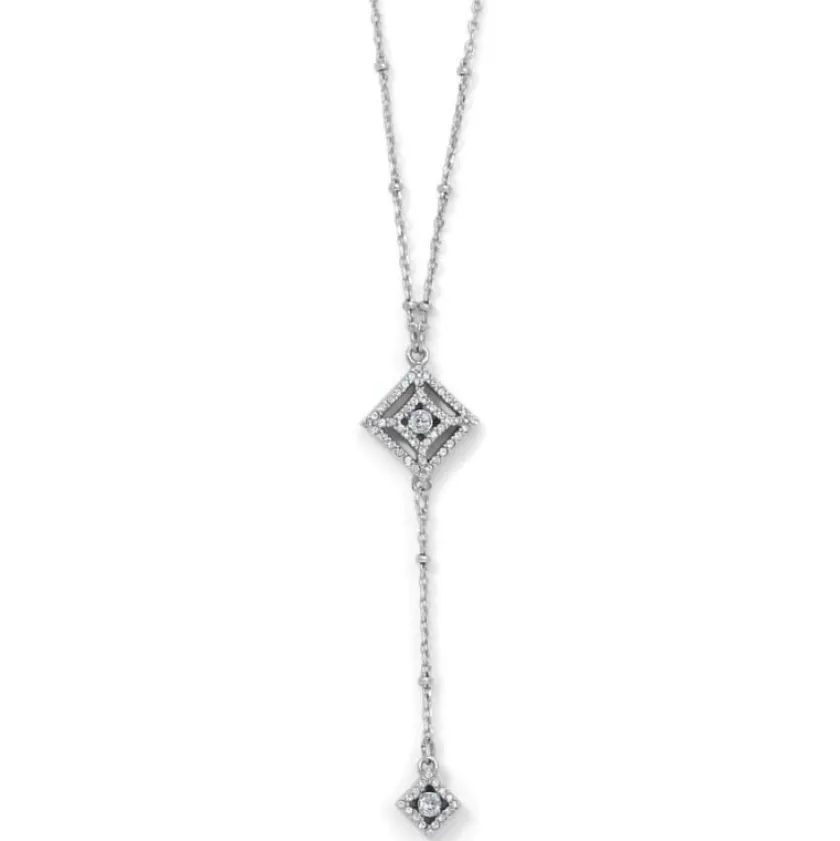 Brighton Illumina Diamond Y Necklace Silver Hot