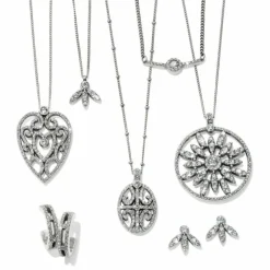 Brighton Illumina Flair Necklace Silver Clearance