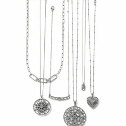 Brighton Illumina Lights Allure Bar Necklace Silver Sale