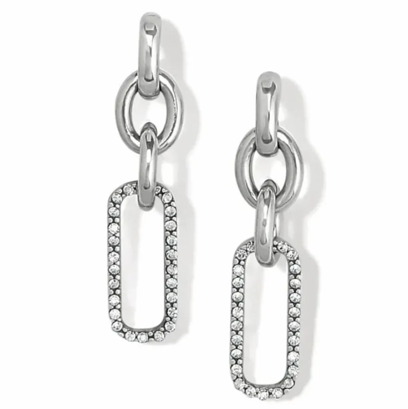 Brighton Illumina Lights Linx Post Earrings Silver Hot