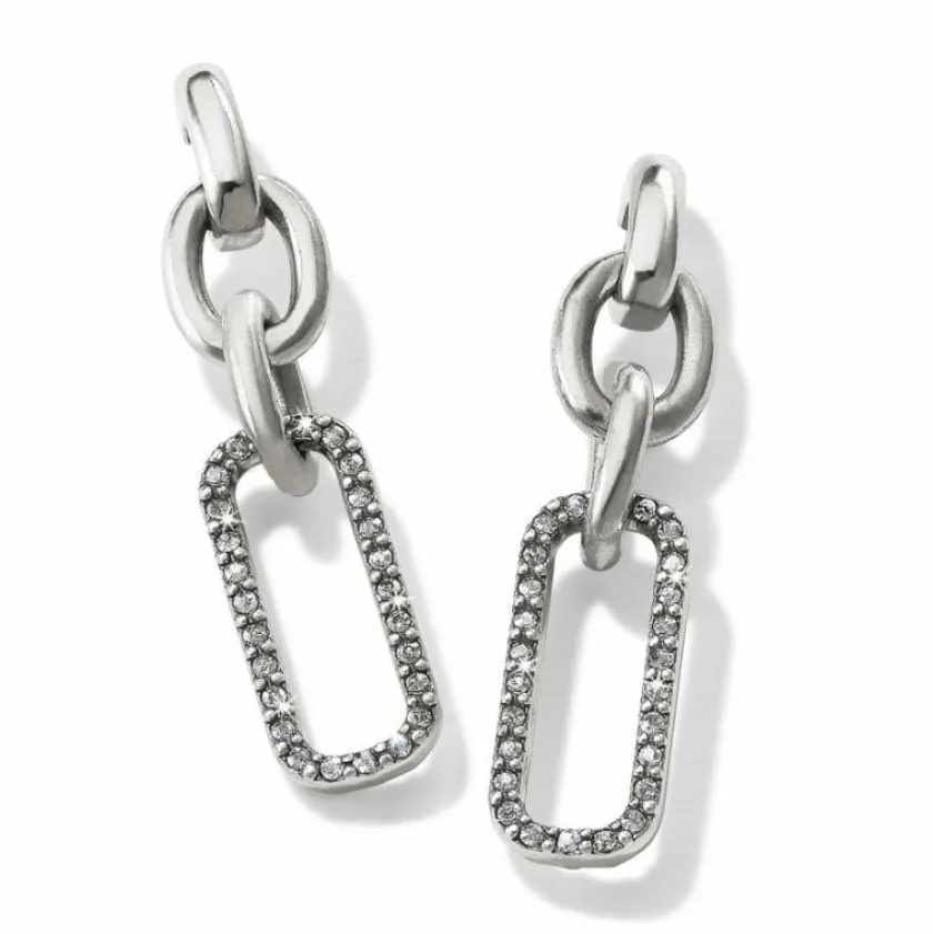 Brighton Illumina Lights Linx Post Earrings Silver Hot