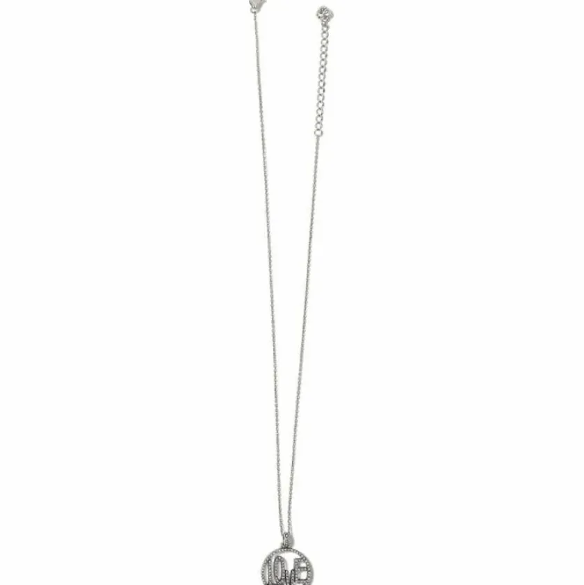 Brighton Illumina Love Necklace Silver Clearance