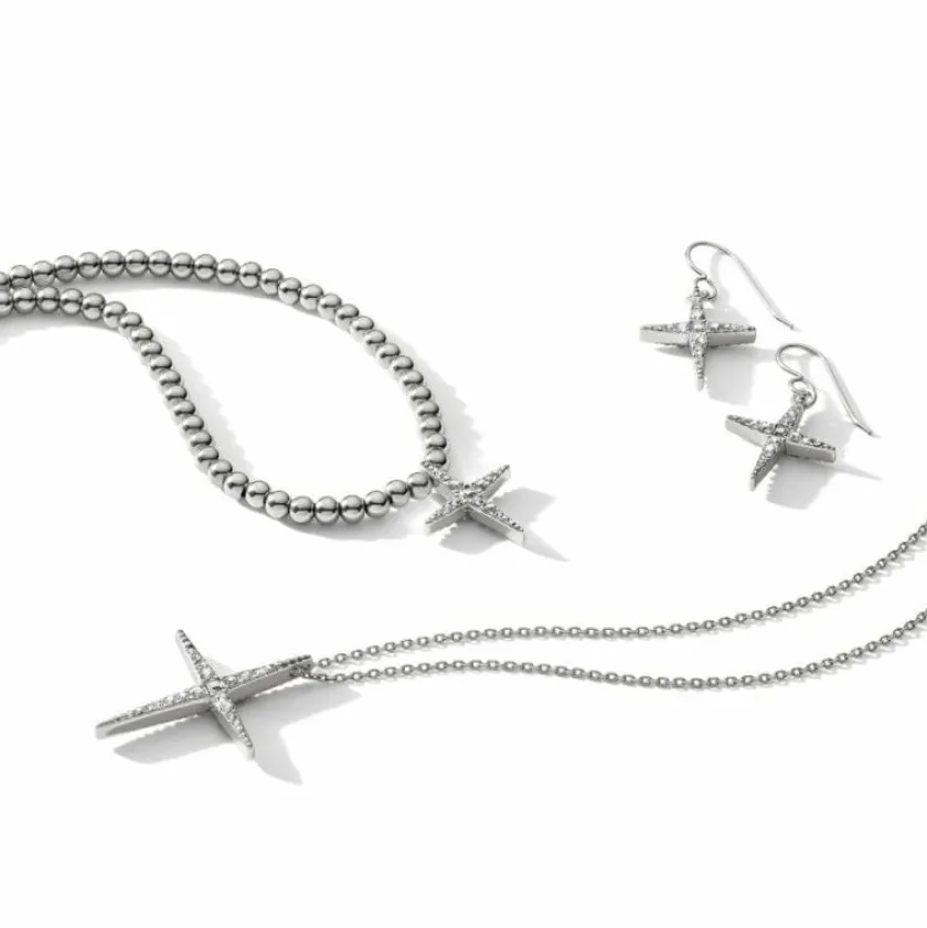 Brighton Illumina Radiance Beaded Necklace Silver Discount