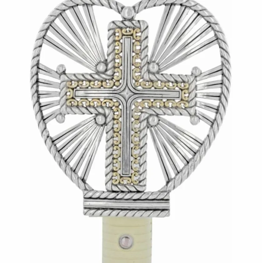 Brighton Illumination Cross Night Light Silver Hot