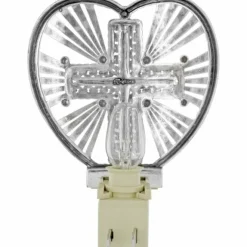 Brighton Illumination Cross Night Light Silver Hot