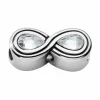 Brighton Infinity Sparkle Always Bead Silver New