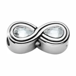 Brighton Infinity Sparkle Always Bead Silver New