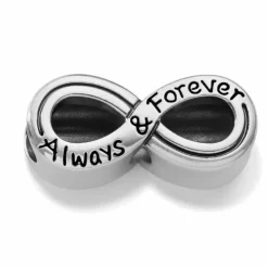 Brighton Infinity Sparkle Always Bead Silver New