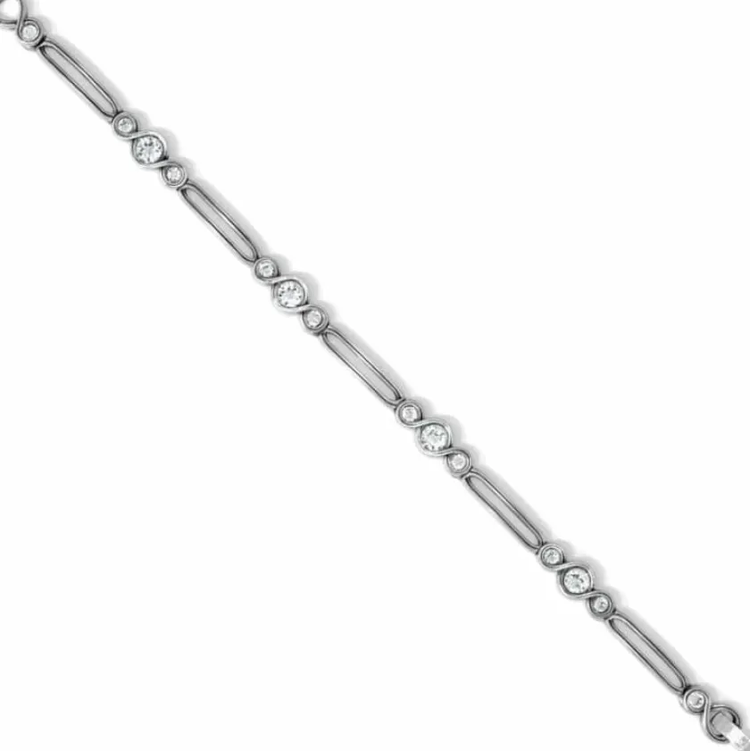 Brighton Infinity Sparkle Bracelet Silver Clearance
