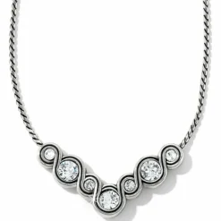 Brighton Infinity Sparkle Necklace Silver New