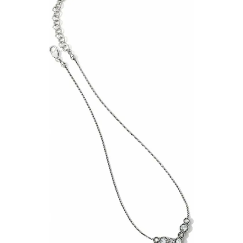 Brighton Infinity Sparkle Necklace Silver New