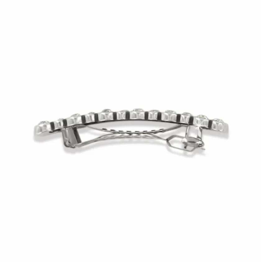 Brighton Infinity Sparkle Slim Barrette Silver Hot