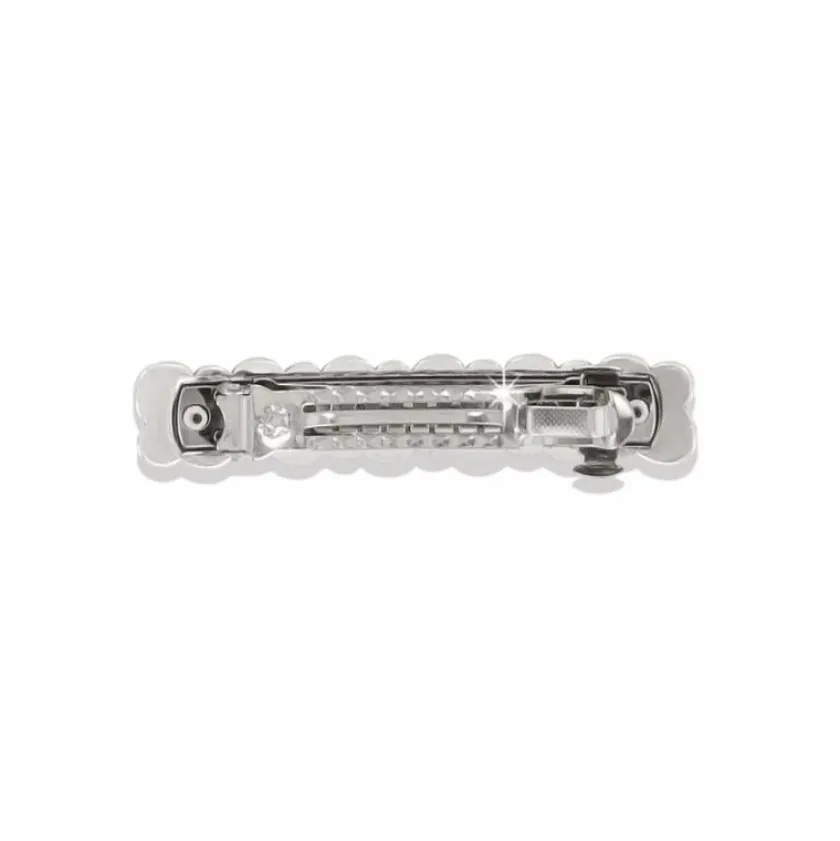 Brighton Infinity Sparkle Slim Barrette Silver Hot