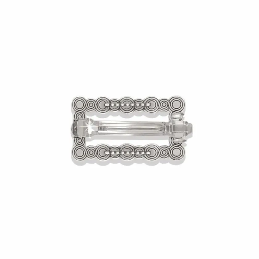 Brighton Infinity Sparkle Small Barrette Silver Fashion
