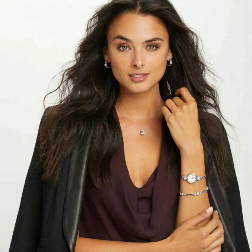 Brighton Infinity Sparkle Watch Silver Discount
