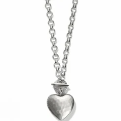 Brighton Inner Circle Heart Toggle Necklace New