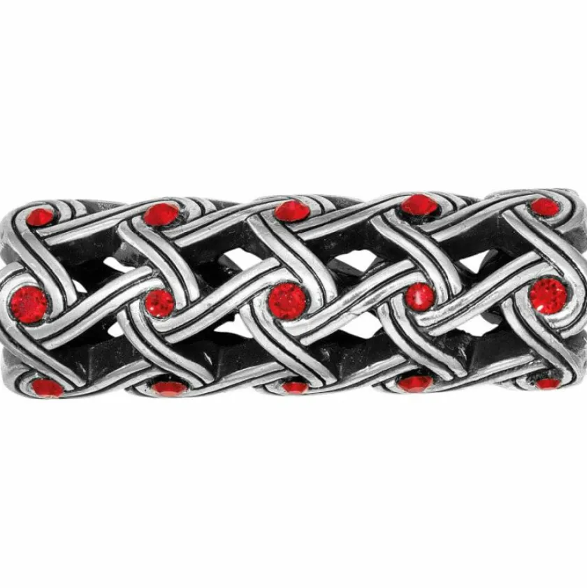 Brighton Interlace Long Bead Silver-Red Sale