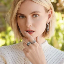 Brighton Interlok Bold Ring Silver Online