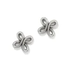 Brighton Interlok Curve Post Earrings Silver Sale