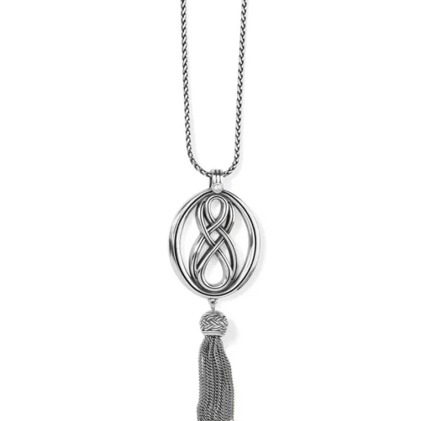 Brighton Interlok Embrace Convertible Necklace Silver Hot