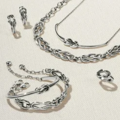 Brighton Interlok Harmony Bracelet Silver Outlet