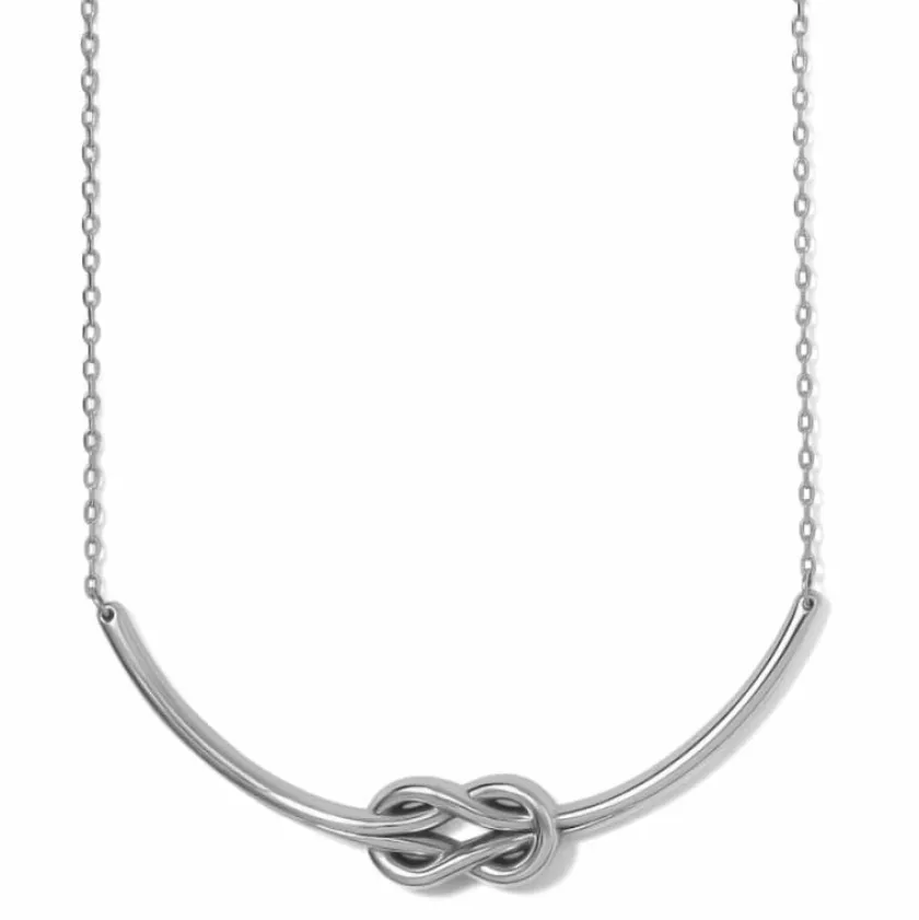 Brighton Interlok Harmony Collar Necklace Silver Best