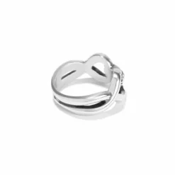 Brighton Interlok Infinity Ring Silver Outlet