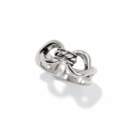 Brighton Interlok Infinity Ring Silver Outlet
