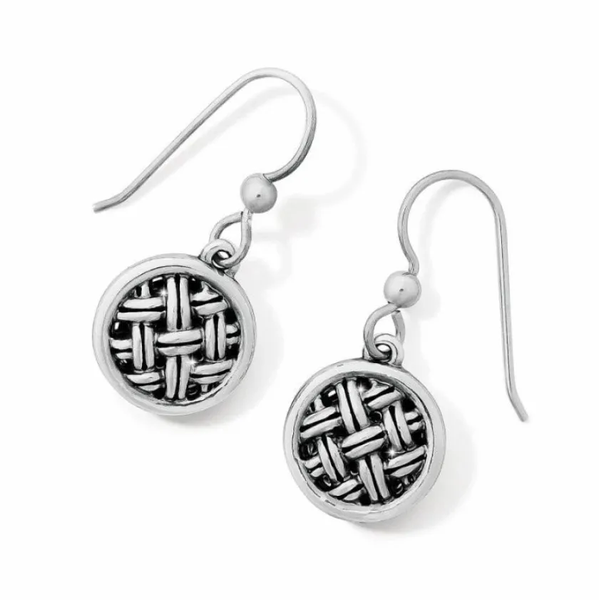 Brighton Interlok Loom French Wire Earrings Silver Online