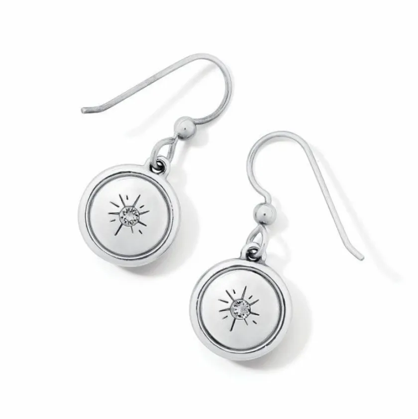 Brighton Interlok Loom French Wire Earrings Silver Online