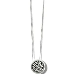 Brighton Interlok Loom Necklace Silver Outlet