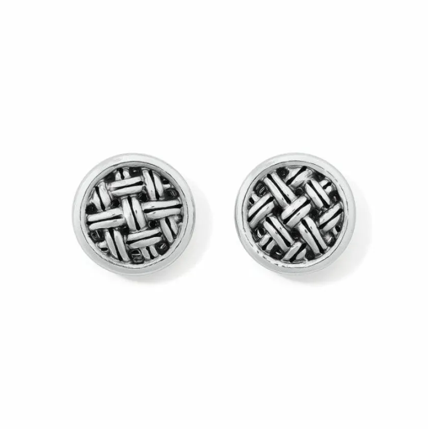 Brighton Interlok Loom Post Earrings Silver Online