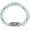 Brighton Interlok Lustre Amazonite Stretch Bracelet Silver-LightGreen Discount