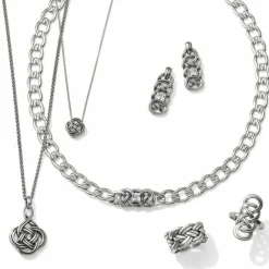 Brighton Interlok Mini Necklace Silver Fashion